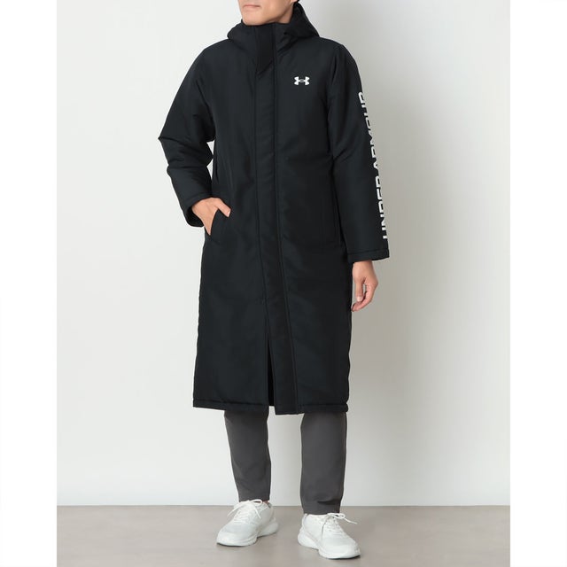 メンズ ベンチコート UAロングコート 6016753 （Black /  /）