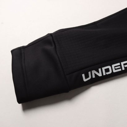 メンズ ウインドジャケット UAウインターニット 3レイヤー フルジップ フーディー 6016746 （Black /  /）｜詳細画像