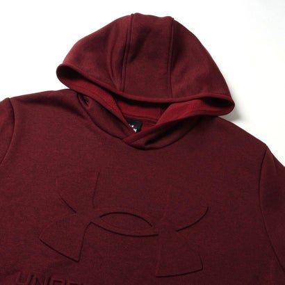 メンズ スウェットパーカー UAアーマーフリース エンボス フーディー 6013732 （Vintage Maroon）｜詳細画像
