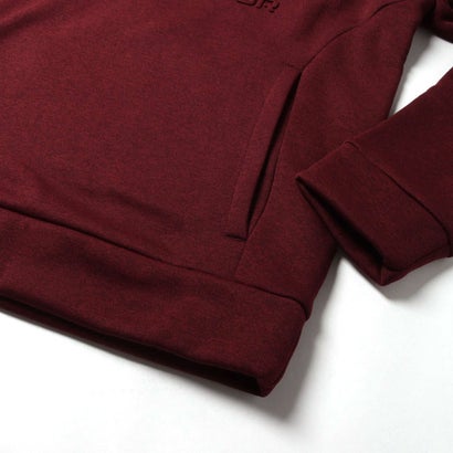 メンズ スウェットパーカー UAアーマーフリース エンボス フーディー 6013732 （Vintage Maroon）｜詳細画像