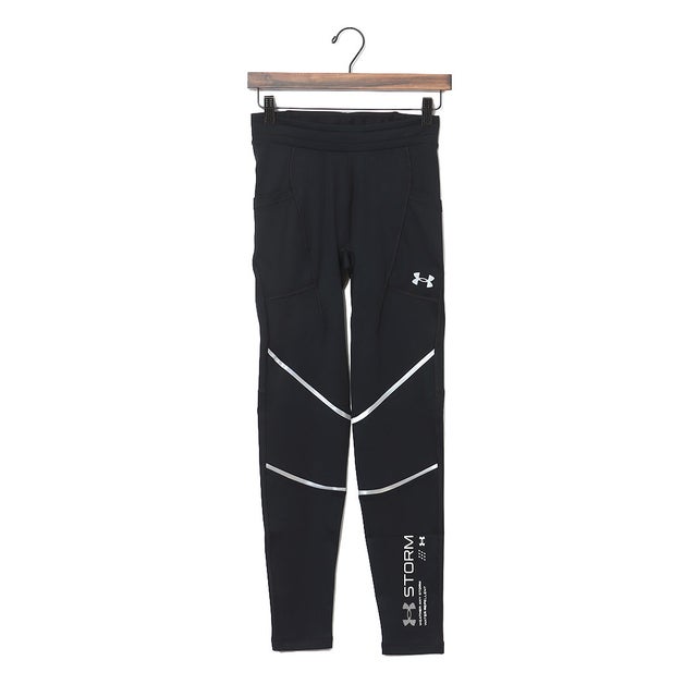 メンズ フィットネス コンプレッションロングタイツ/スパッツ UAコールドギア ストーム レギンス 6016722 （Black /  /）