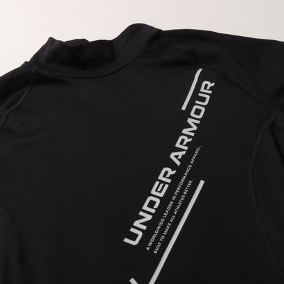 メンズ フィットネス 長袖コンプレッションインナー UAコールドギア グラフィック ロングスリーブ Tシャツ 6020333 （Black /  /）｜詳細画像