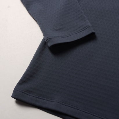 メンズ フィットネス 長袖コンプレッションインナー UAグリッド グラフィック ロングスリーブ Tシャツ 6020331 （Downpour Gray /  /）｜詳細画像
