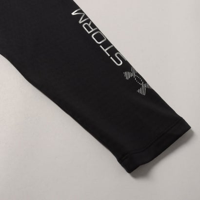 メンズ フィットネス 長袖コンプレッションインナー UAグリッド グラフィック ロングスリーブ Tシャツ 6020331 （Black /  /）｜詳細画像