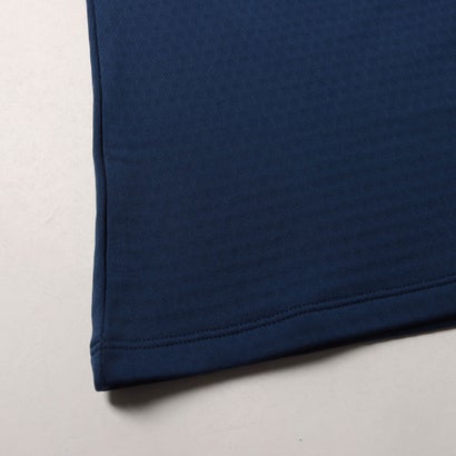 メンズ フィットネス 長袖コンプレッションインナー UAグリッド グラフィック ロングスリーブ Tシャツ 6020331 （Blackout Navy /  /）｜詳細画像