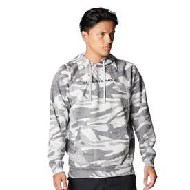 /メンズ/UA Rival Flc AOP HD （Mod Gray /  / Black）