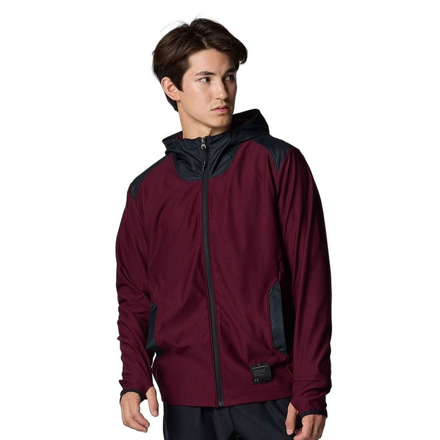 /メンズ/UA MOTIVATE RIB HYBRID HD （Dark Maroon /  /）