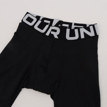 メンズ フィットネス コンプレッションロングタイツ/スパッツ UAコールドギアアーマー レギンス 1366075 （Black /  / White）｜詳細画像