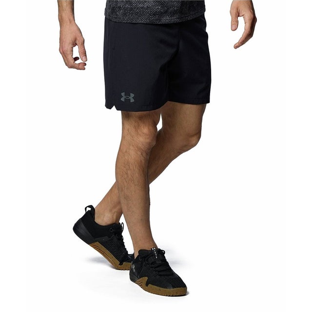 /メンズ/UA WOVEN 7 INCH SHORTS （Black /  /）