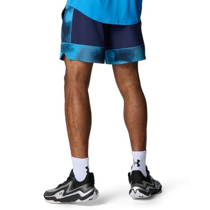 アンダーアーマー UNDER ARMOUR アンダーアーマー/メンズ/UA Zone Woven Shorts （Midnight Navy /  / Blue Atlantis）｜詳細画像