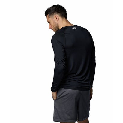 アンダーアーマー/メンズ/UA HEATGEAR FITTED LONG SLEEVE SHIRT （Black /  /）｜詳細画像