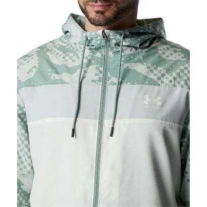 アンダーアーマー UNDER ARMOUR アンダーアーマー/メンズ/UA SPORTSTYLE WINDBREAKER PRINTED （Hydro Green /  /）｜詳細画像