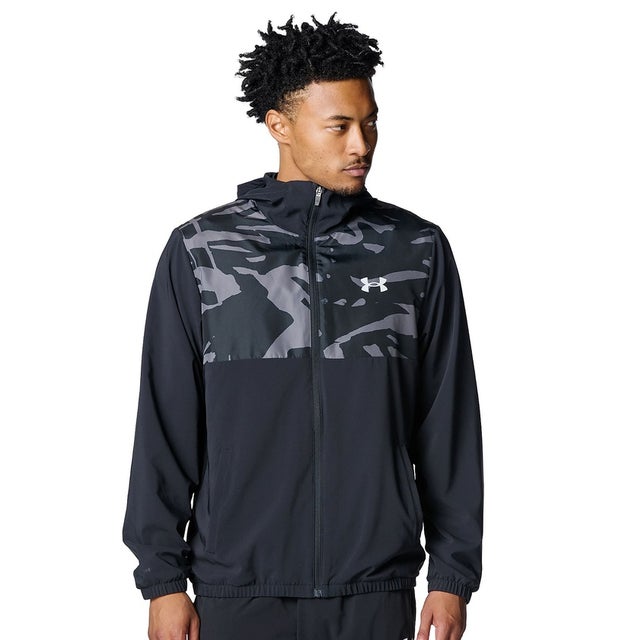 /メンズ/UA WOVEN FZ HD JACKET （Black /  /）