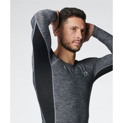 アンダーアーマー/メンズ/UA HG Armour LS Novelty （Steel /  /）｜詳細画像