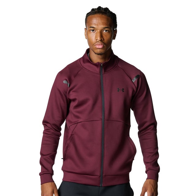 /メンズ/UA ARMOUR KNIT JACKET （Dark Maroon /  /）