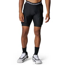 /メンズ/UA HEATGEAR PAD SHORTS （Black /  /）