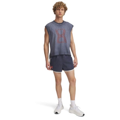 アンダーアーマー UNDER ARMOUR アンダーアーマー/メンズ/UA RUN 96 SHORTS （Downpour Gray /  / White Quartz）｜詳細画像