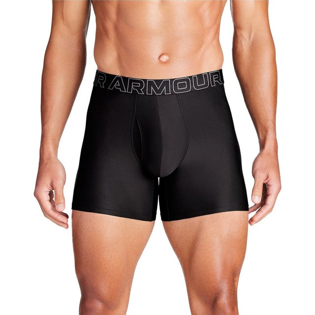/メンズ/UA Performance Tech 6in （Black / Black / Castlerock）