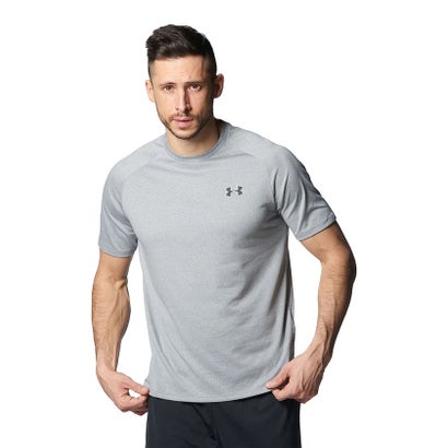 アンダーアーマー/メンズ/UA TECH SHORT SLEEVE T-SHIRT 2.0 （Steel Light Heather /  / Black）｜詳細画像