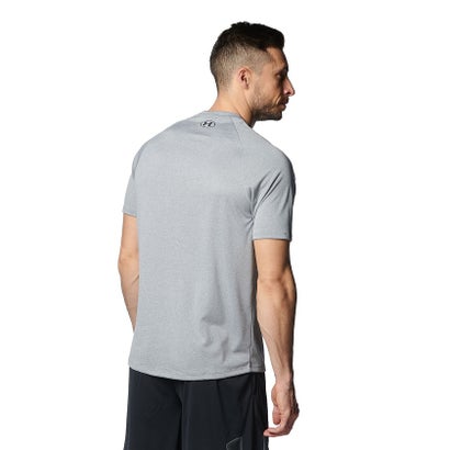 アンダーアーマー/メンズ/UA TECH SHORT SLEEVE T-SHIRT 2.0 （Steel Light Heather /  / Black）｜詳細画像
