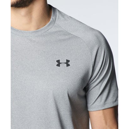 アンダーアーマー/メンズ/UA TECH SHORT SLEEVE T-SHIRT 2.0 （Steel Light Heather /  / Black）｜詳細画像