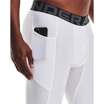 アンダーアーマー/メンズ/UA HG Armour Lng Shorts （White /  / Black）｜詳細画像