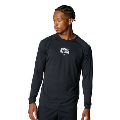 アンダーアーマー UNDER ARMOUR アンダーアーマー/メンズ/CURRY Tech Logo Long Sleeve T-Shirt （Black /  / White）｜詳細画像