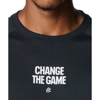 アンダーアーマー UNDER ARMOUR アンダーアーマー/メンズ/CURRY Tech Logo Long Sleeve T-Shirt （Black /  / White）｜詳細画像