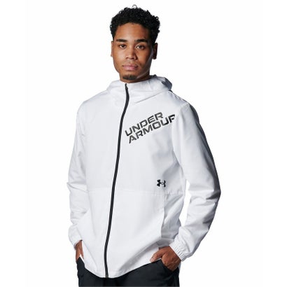 アンダーアーマー/メンズ/UA TRICOT LINED WOVEN JACKET （White /  /）｜詳細画像