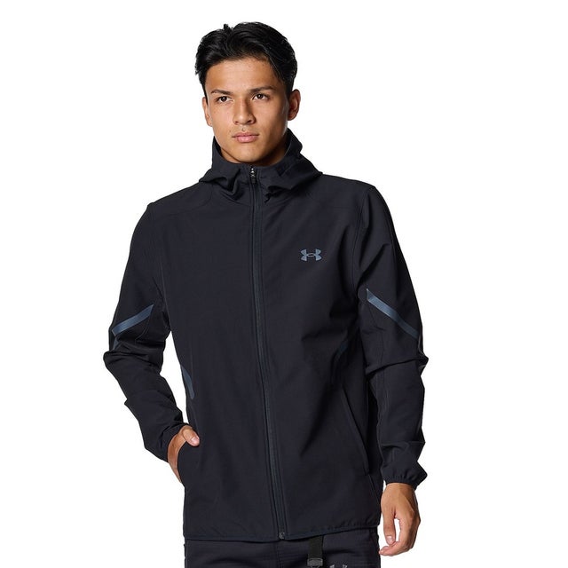 /メンズ/UA BRUSHED WOVEN JACKET （Black /  /）