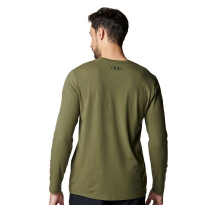 アンダーアーマー/メンズ/UA PERFORMANCE COTTON LS （Marine OD Green /  /）｜詳細画像