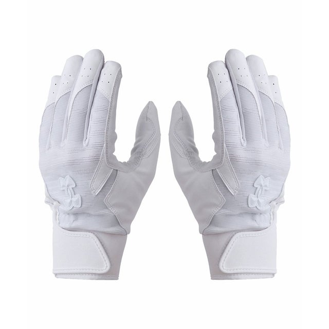 /メンズ/UA CLEAN UP PRO BATTING GLOVES NON COLOR （White / White / White）