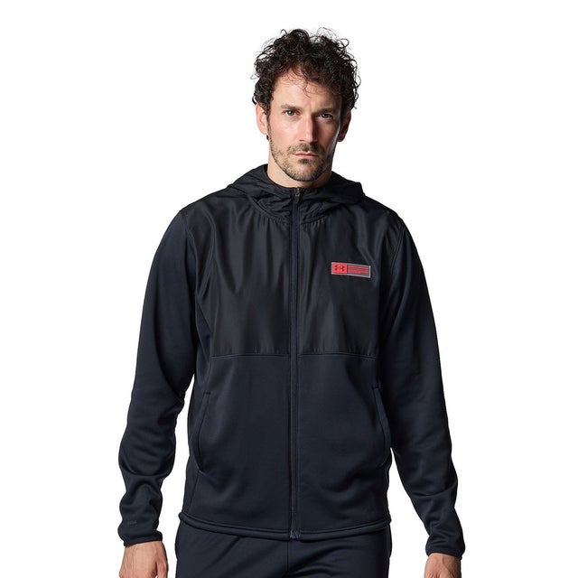 /メンズ/UA ARMOUR FLEECE MAX FZ HD （Black /  /）
