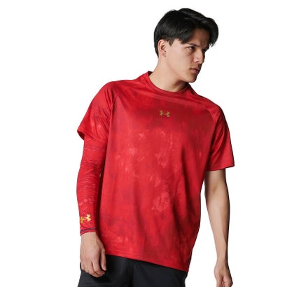 アンダーアーマー UNDER ARMOUR アンダーアーマー/メンズ/UA BB ARM SLEEVE （Red /  / Gold）｜詳細画像