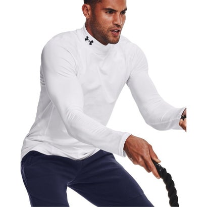 アンダーアーマー UNDER ARMOUR アンダーアーマー/メンズ/UA CG Armour Fitted Mock （White /  / Black）｜詳細画像