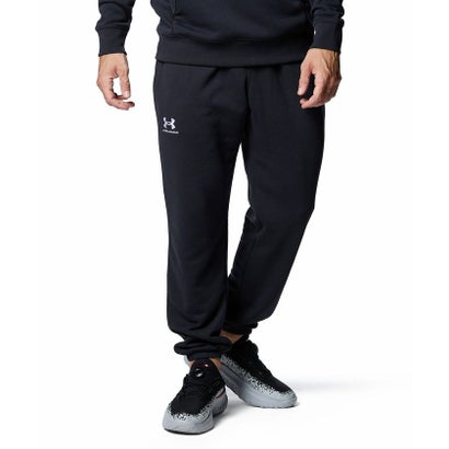 アンダーアーマー UNDER ARMOUR アンダーアーマー/メンズ/UA ESSENTIAL TERRY JOGGERS （Black /  / White）｜詳細画像