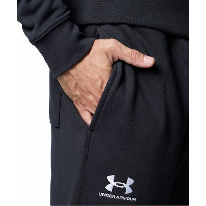 アンダーアーマー UNDER ARMOUR アンダーアーマー/メンズ/UA ESSENTIAL TERRY JOGGERS （Black /  / White）｜詳細画像