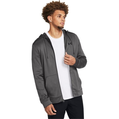 アンダーアーマー UNDER ARMOUR アンダーアーマー/メンズ/UA Armour Fleece FZ Hoodie （Castlerock /  / Black）｜詳細画像