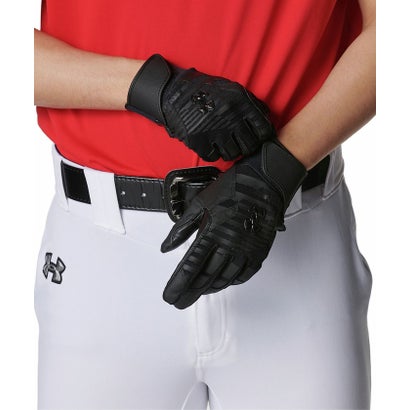 アンダーアーマー UNDER ARMOUR アンダーアーマー/メンズ/UA CLEAN UP PRO BATTING GLOVES NON COLOR （Black / Black / Black）｜詳細画像