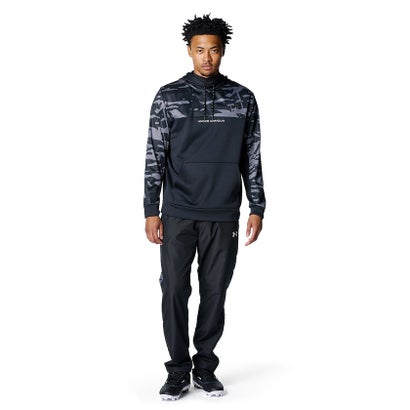 アンダーアーマー/メンズ/UA ARMOUR FLEECE HOODIE （Black /  /）｜詳細画像