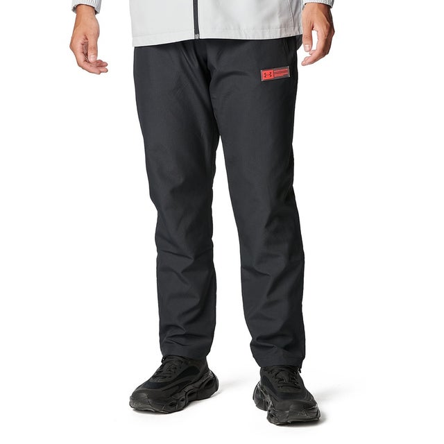 /メンズ/UA TRICOT LINED  WOVEN PANTS （Black /  /）