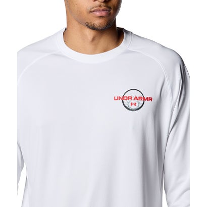 アンダーアーマー/メンズ/UA TECH LOGO LS T-SHIRTS （White / /）｜詳細画像