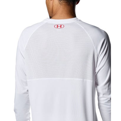 アンダーアーマー/メンズ/UA TECH LOGO LS T-SHIRTS （White / /）｜詳細画像