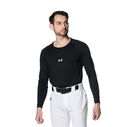 アンダーアーマー UNDER ARMOUR アンダーアーマー/メンズ/UA HEATGEAR COMFORT FITTED LONG SLEEVE CREW NECK SHIRT （Black / /）｜詳細画像