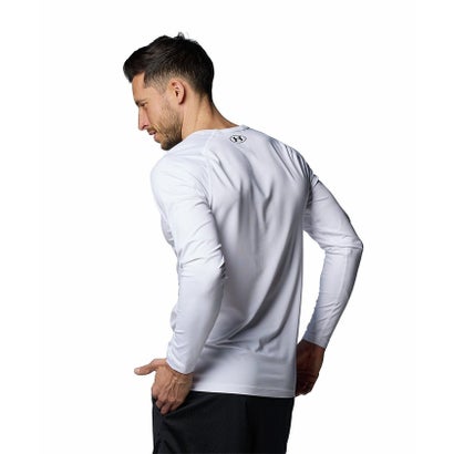 アンダーアーマー/メンズ/UA HEATGEAR FITTED LONG SLEEVE SHIRT （White /  /）｜詳細画像