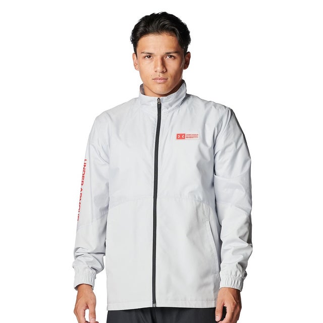 /メンズ/UA TRICOT LINED WOVEN JACKET （Halo Gray /  /）