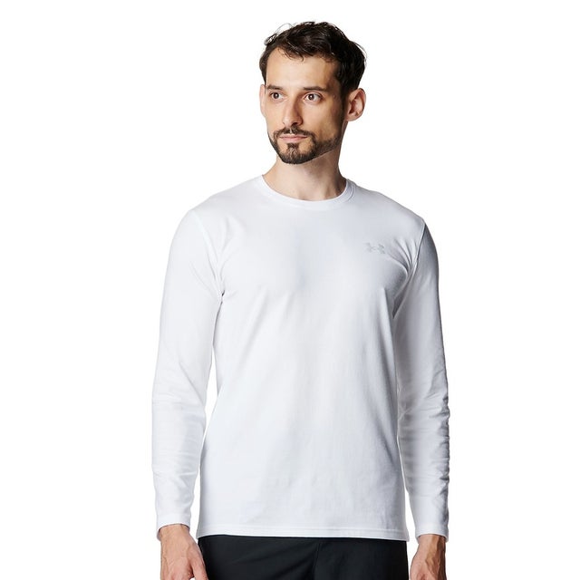 /メンズ/UA PERFORMANCE COTTON LS （White /  /）