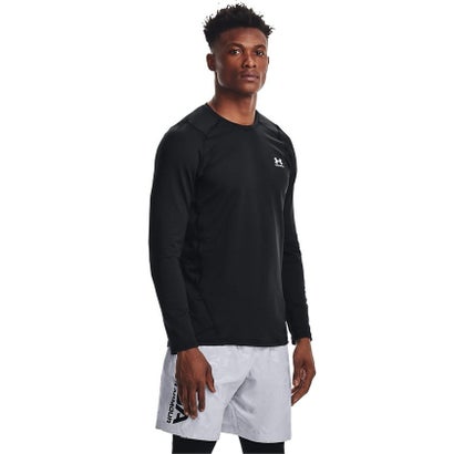 アンダーアーマー UNDER ARMOUR アンダーアーマー/メンズ/UA CG Armour Fitted Crew （Black /  / White）｜詳細画像