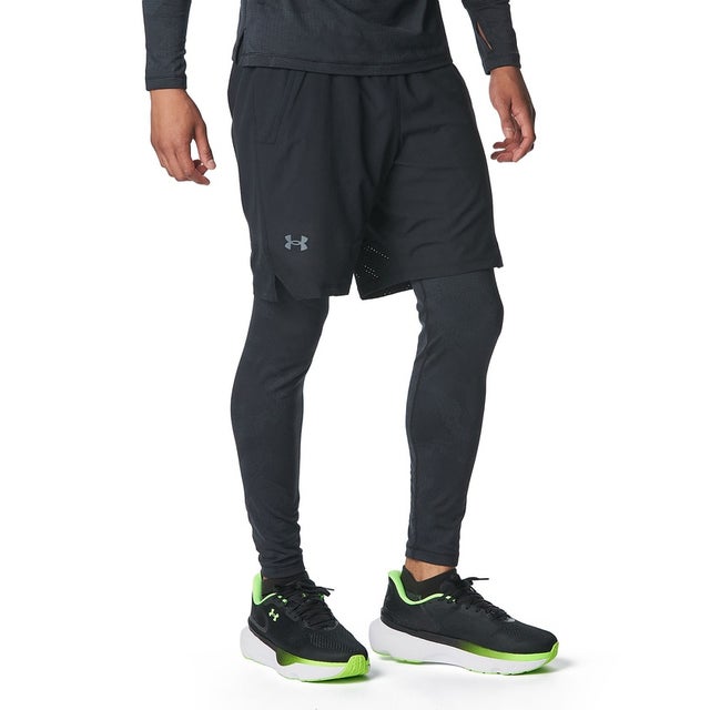 /メンズ/UA MOTIVATE JACQUARD LEG （Black /  /）