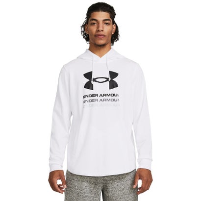 アンダーアーマー UNDER ARMOUR アンダーアーマー/メンズ/UA Rival Terry Graphic Hood （White /  / Black）｜詳細画像
